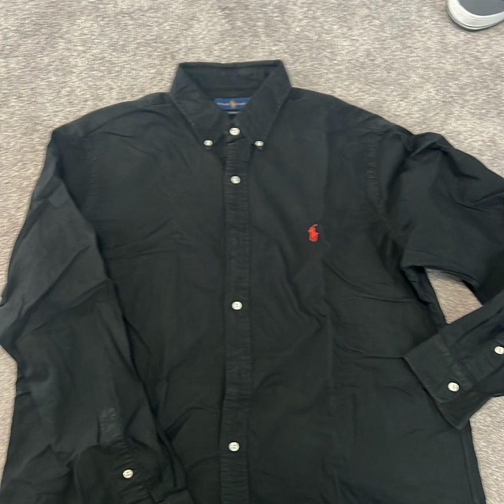 Polo Ralph Lauren Classic Fit Black Botton Down